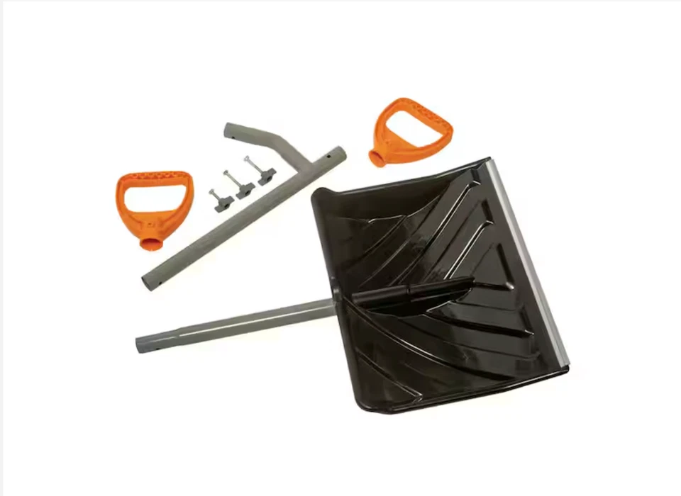 Ergieshovel 48 in. Steel Shaft Snow Shovel with Aluminum Wear Strip ERG-SNSH18 - Image 4 of 4