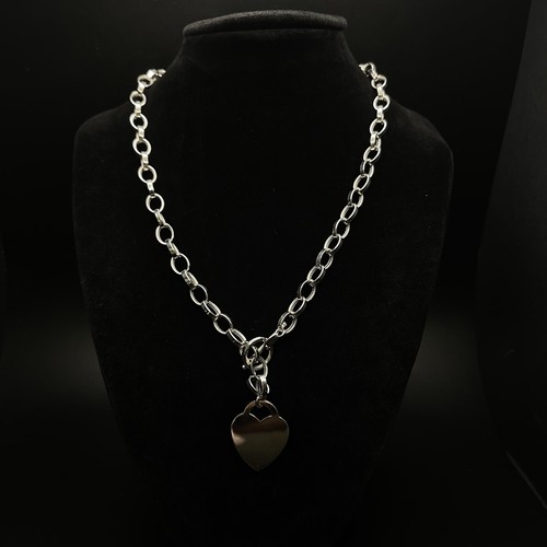 White Gold 14K Tiffany & Co Style Necklace 18in (12.7g) – Solid Gold NOT TIFFANY