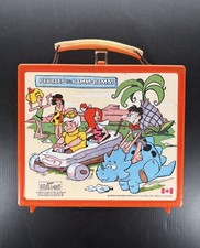 Vintage 1971 Pebbles & Bamm-Bamm Flintstones Aladdin Canada Plastic Lunch Box