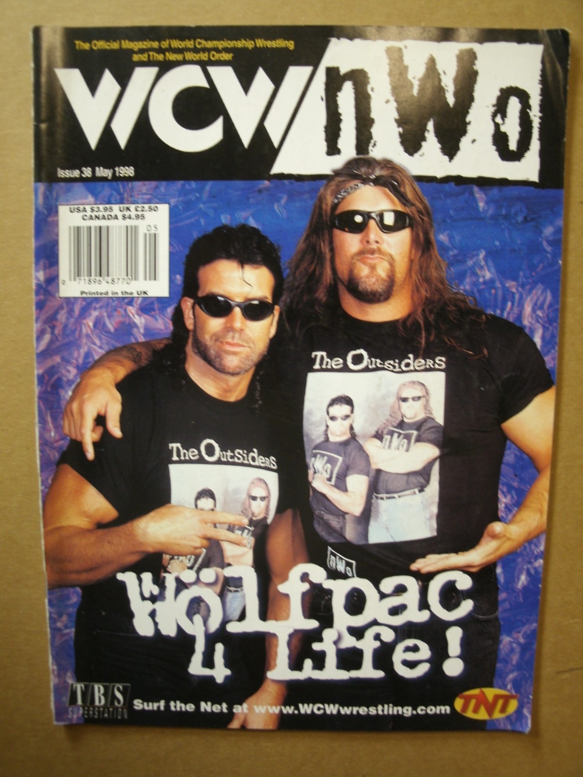 Wcw Nwo Magazine May 1998 Issue 38 Wolfpac 4 Life Nitro Girls Poster