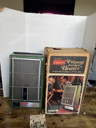 Vintage 1983 Coleman Propane Heater 2000-4000 BTU 5445C700