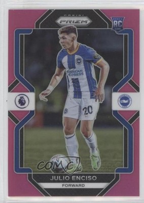 2022 Panini Prizm Premier League Pink 179/199 Julio Enciso #134 Rookie RC 06g1