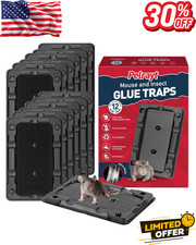 Mouse  Insect Traps 12 Pack, Heavier Sticky Traps with Non-Toxic Glue for Mice