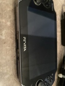 Sony PlayStation Vita PCH-1001 Black Working With Charger And 4GB Memory Card