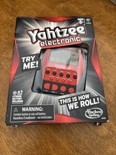 Hasbro Yahtzee Handheld Digital Game - A2125 - NEW- Factory Sealed Box Damage