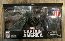 Marvel Legends Captain America WWII Motorcycle Figure New  Collector Condition