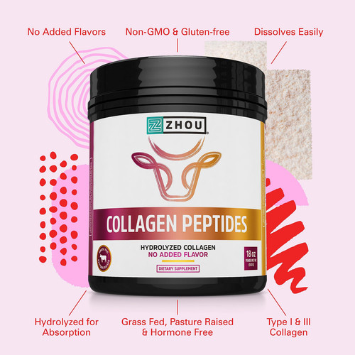Kollagenpeptide hydrolysiertes Protein - Gras gefüttert, auf der Weide aufgezogen, geschmacksneutral,... - Bild 4 von 5