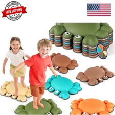 Stepping Stones for Kids, Non-Slip Balance Stepping Stones for Promoting Chil...
