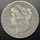 1879 CC Morgan Silver Dollar $1 VF Very Fine Details Key Date Carson City
