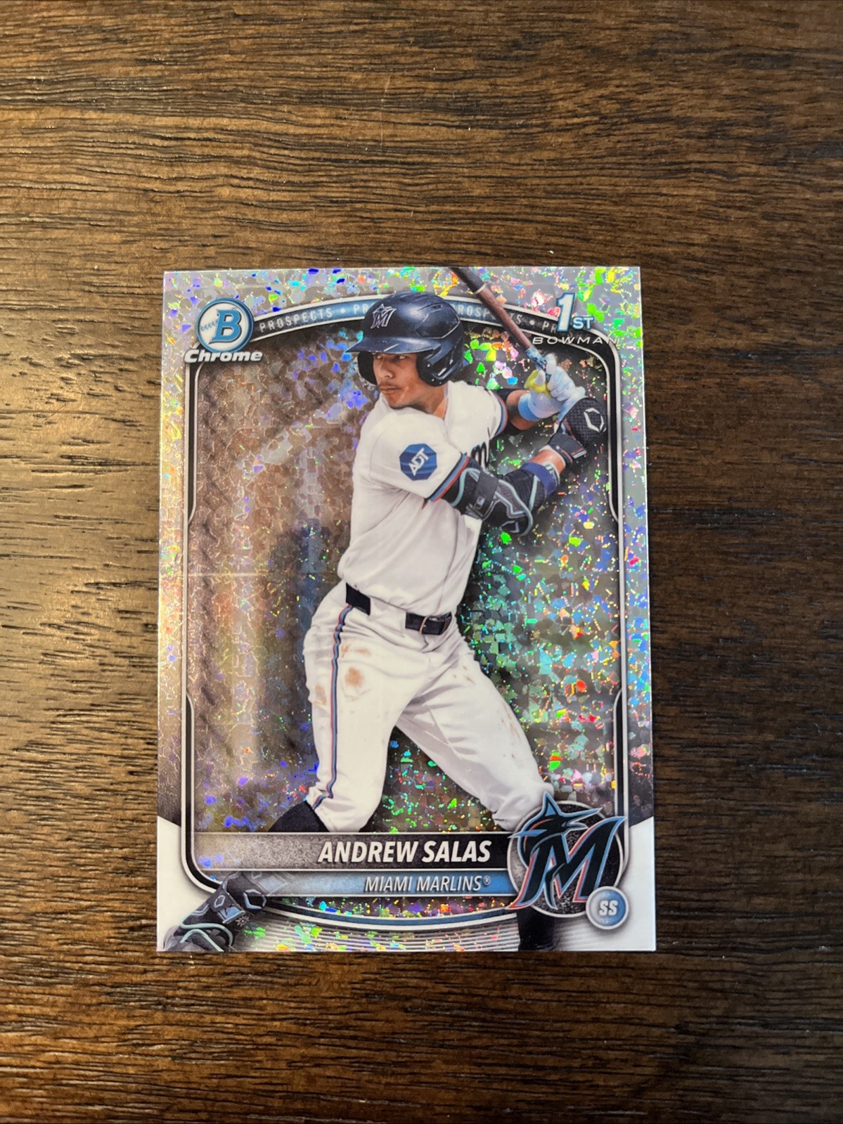 2025 Bowman Chrome - Prospects Andrew Salas #BCP-156 Mini-Diamond Refractor (RC)