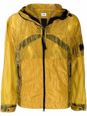 CP COMPANY KAN-D Lens Hooded Mens Jacket Nugget Gold (52) XL