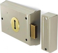 Securit Double hand dead lock black 100mm