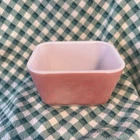 Vintage PYREX Pink Flamingo Refrigerator Dish 501 no lid Food Storage Fridgie