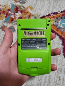 Nintendo Gameboy Color Kiwi Green Handheld Console Reads Games No Sound