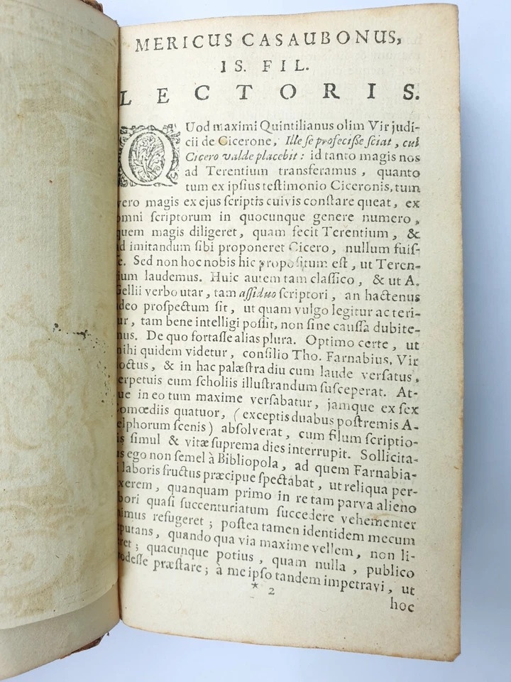 Publius Terentius  Comoediae VI cum notis Th. Farnabij,  Amsterdam: 1681 - Image 4 of 4