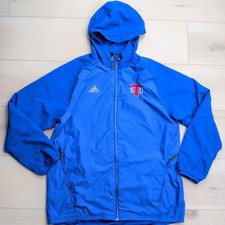 Adidas TSU Tennessee State Tigers Chaqueta de Lluvia Viento Para Hombres XL Azul Climalite