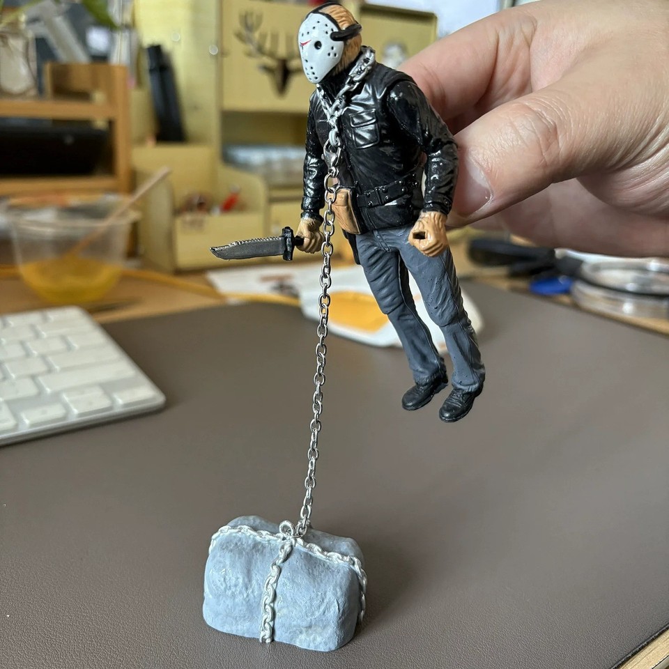 New Jason Voorhees Aquarium Decor – Friday the 13th Horror Fish Tank ...