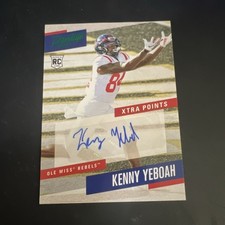 Panini Chronicles Prestige Xtra Points Rookie Auto Kenny Yeboah #PS-KYB Rebels