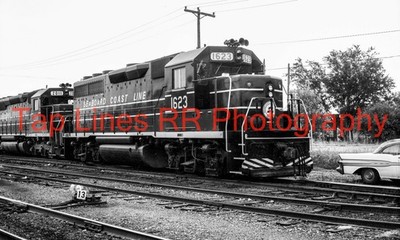 Seaboard Coast Line #1623 GP40 Augusta GA 20.06.1970 John Parker Neu 5x8 Foto