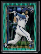 2025 Topps Chrome Update #USC136 John Rave Aqua RayWave Refractor #/199