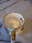 Queens Fine Bone China Tea Cup Only / Antique Fruit Pattern Gold Trim 3.25”h EUC — photo 2