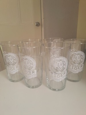 6 x Everards Tiger Copper Ale Pint Gläser - BRANDNEU - Hausbar Pub ohne Verpackung