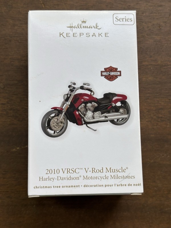 2011 Hallmark Keepsake Ornament 2010 VRSC V-ROD Muscle Harley Davidson 
