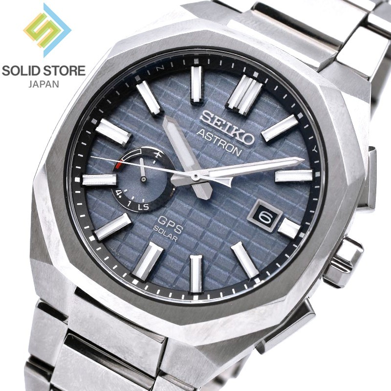 SEIKO ASTRON SBXD013 NEXTER Titanium GPS Radio Solar Watch Blue