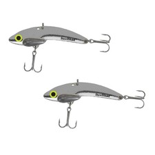 - Mini Series 1/4 oz Silver - 2 Pack - Lipless Crankbait for Freshwater Fishi...