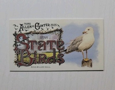 2025 Topps Allen & Ginter State Birds Mini Ring-Billed Gull #SB-44 Utah