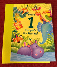 Happy First Birthday Card w/ Envelope ~ Youre...