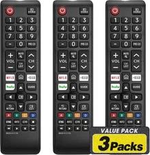 3 Pack Remote, Replacement Compatible with All Samsung TVs