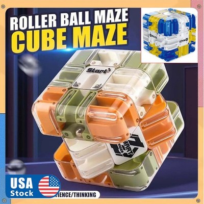 3d Maze Magic Cube Fidgeting Toys Kids Labyrinth Creative Puzzle Intelligence Cu