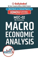 MEC-02 Macroeconomic Analysis Gullybaba. Com Panel Taschenbuch Englisch 2010