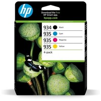 Original Hp 934/935 Multipack (6ZC72AE) – 4-Farbig (Schwarz+Cyan+Magenta+Gelb)