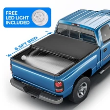 For 1988-2007 GMC Sierra Chevy Silverado 1500 Tonneau Cover 6.5FT Bed Roll-Up