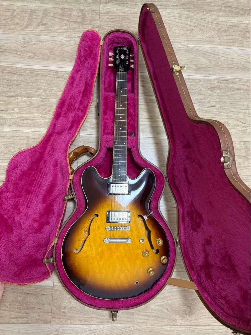 Orville by Gibson ES-335 Semi Acoustic Guitar USA Pickups 1991 Tested