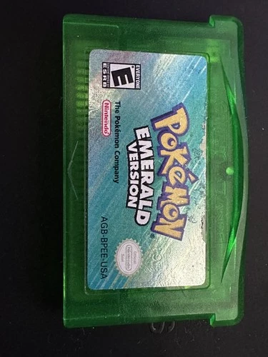 New ListingPokemon Emerald - Nintendo Game Boy Advance (Tested, Works!) Dry Battery