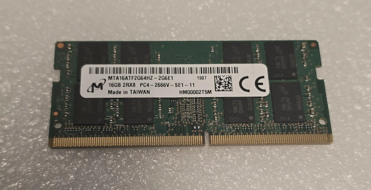 Micron PC4-21300 (DDR4-2666) Bus Speed DDR4 SDRAM Memory (RAM) for