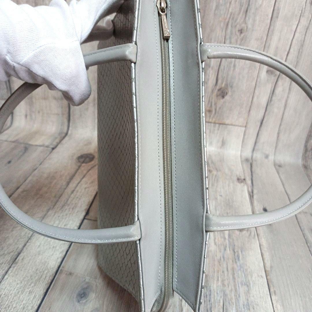 LONGCHAMP Python Embossed Handbag Japan Import Ra… - image 6