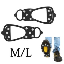 For Men Women Boot Shoes Covers Winter Anti-Slip Crampons Snow Ice Cleats