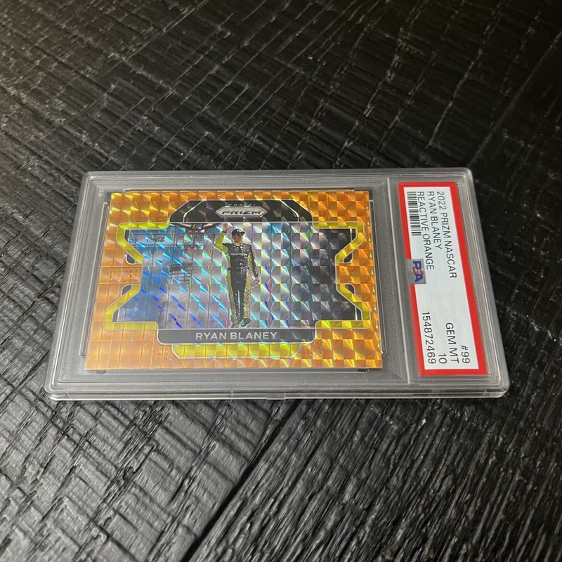 2023 Panini Prizm Ryan Blaney Reactive Orange #99 PSA 10 GEM MT