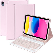 Ipad A16 Case 2025, 11" , Ipad 10Th Generation Case with Keyboard 2022, 10.9"