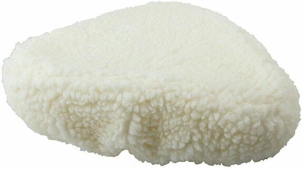 Funda de asiento de bicicleta acolchada de piel de oveja de imitación Foto 2 de 4