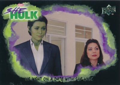 #52 TATIANA MASLANY GINGER GONZAGA/NIKKI RAMOS 2023 Upper Deck She-Hulk