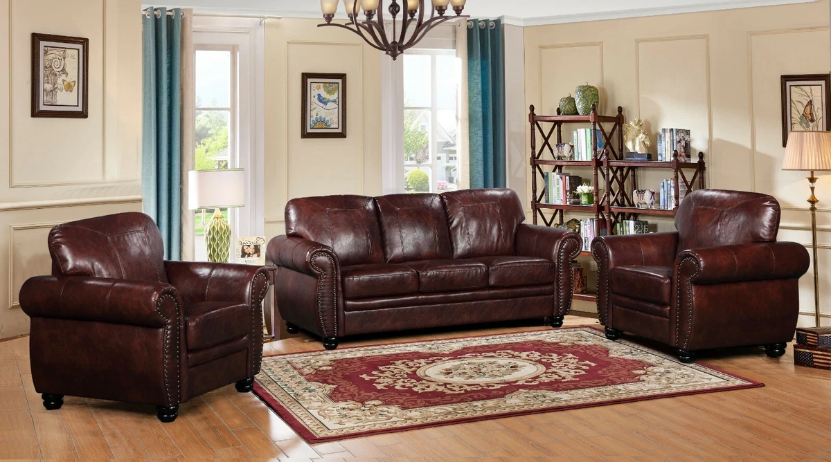 Brown on sale suede loveseat