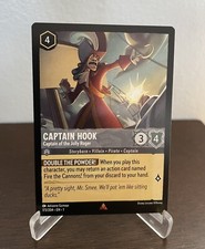 Disney Lorcana Captain Hook Captain of the Jolly Roger 173/204 Rare