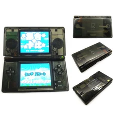 Clear Black Retrofit Nintendo DS Lite Game Console NDSL Video Game System