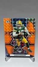 2022 Panini Mosaic National Pride Reactive Orange Prizm Aaron Rodgers #252