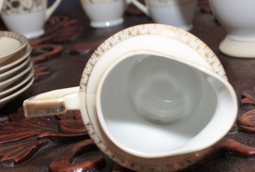 RARE VINTAGE (1920) FINE CHINA CHIKARAMACHI COMPLETE SET FOR 6 PERSONS SKU15087 - Picture 7 of 7